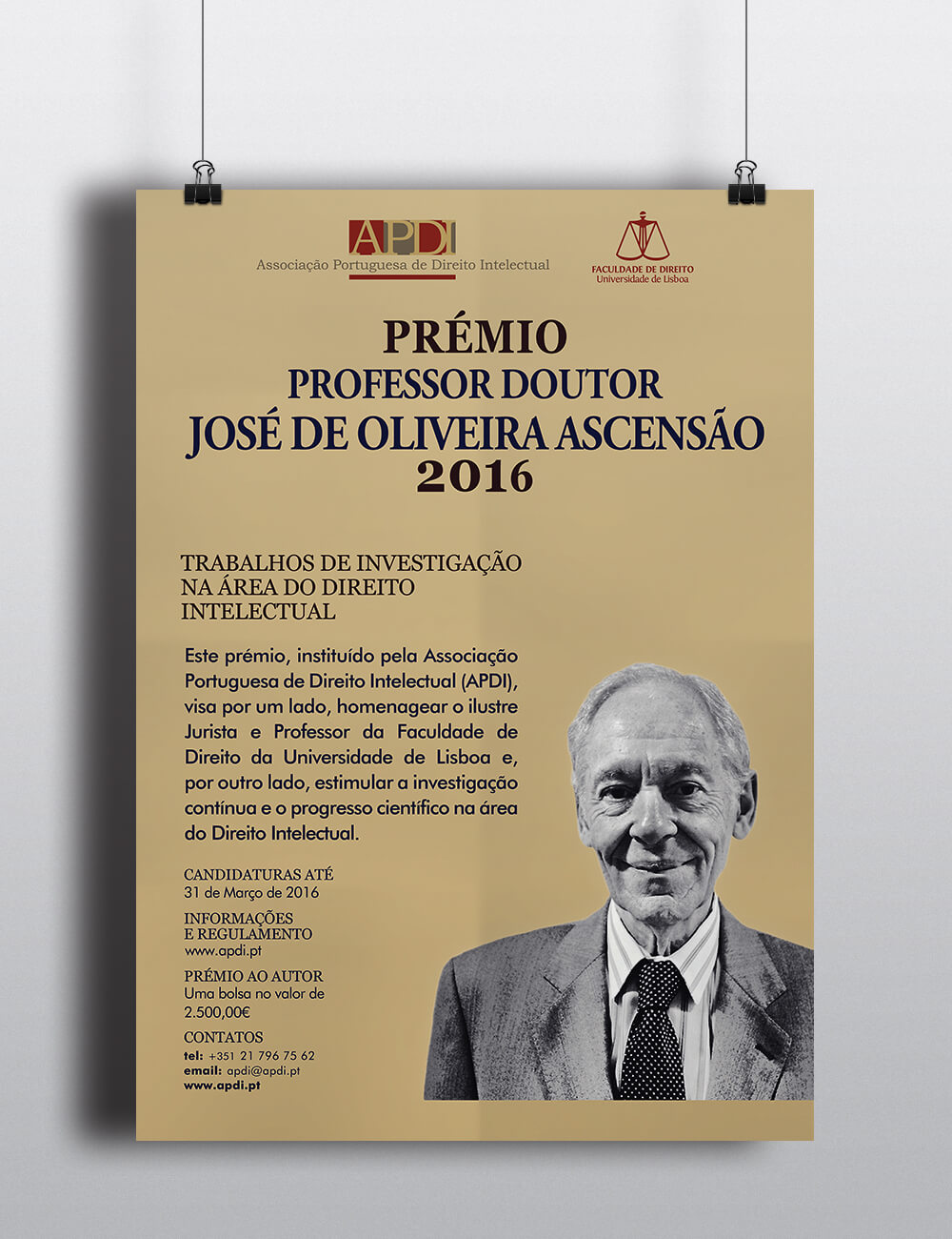 PRÉMIO PROFESSOR DOUTOR JOSÉ DE OLIVEIRA ASCENSÃO 2016