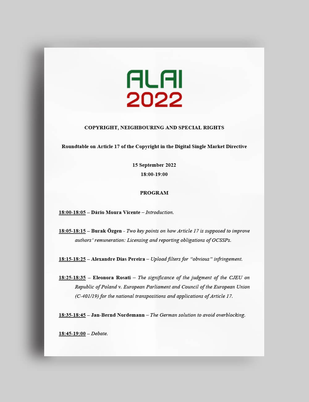 ALAI 2022