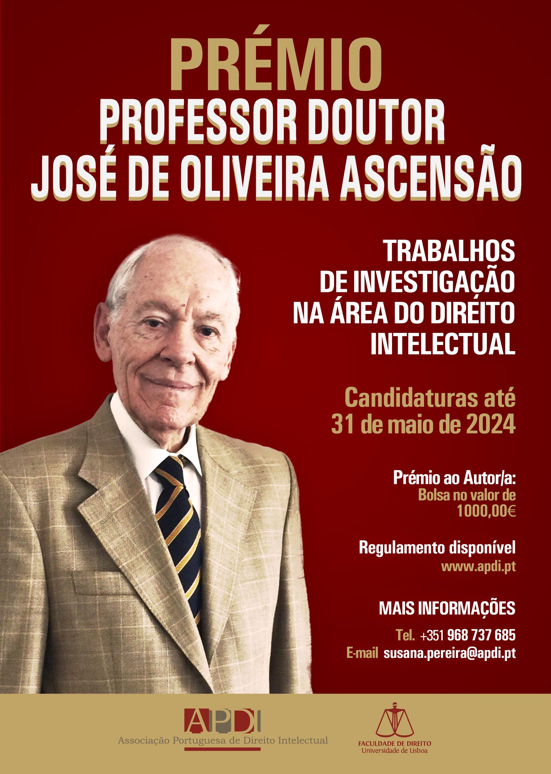 Prémio Professor Doutor José de Oliveira Ascensão 2024