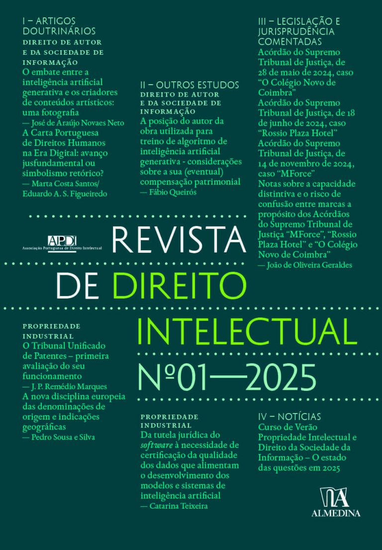 Revista de Direito Intelectual – N.º 1 – 2025
