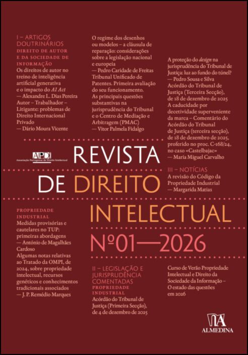 Revista de Direito Intelectual – N.º 1 – 2026